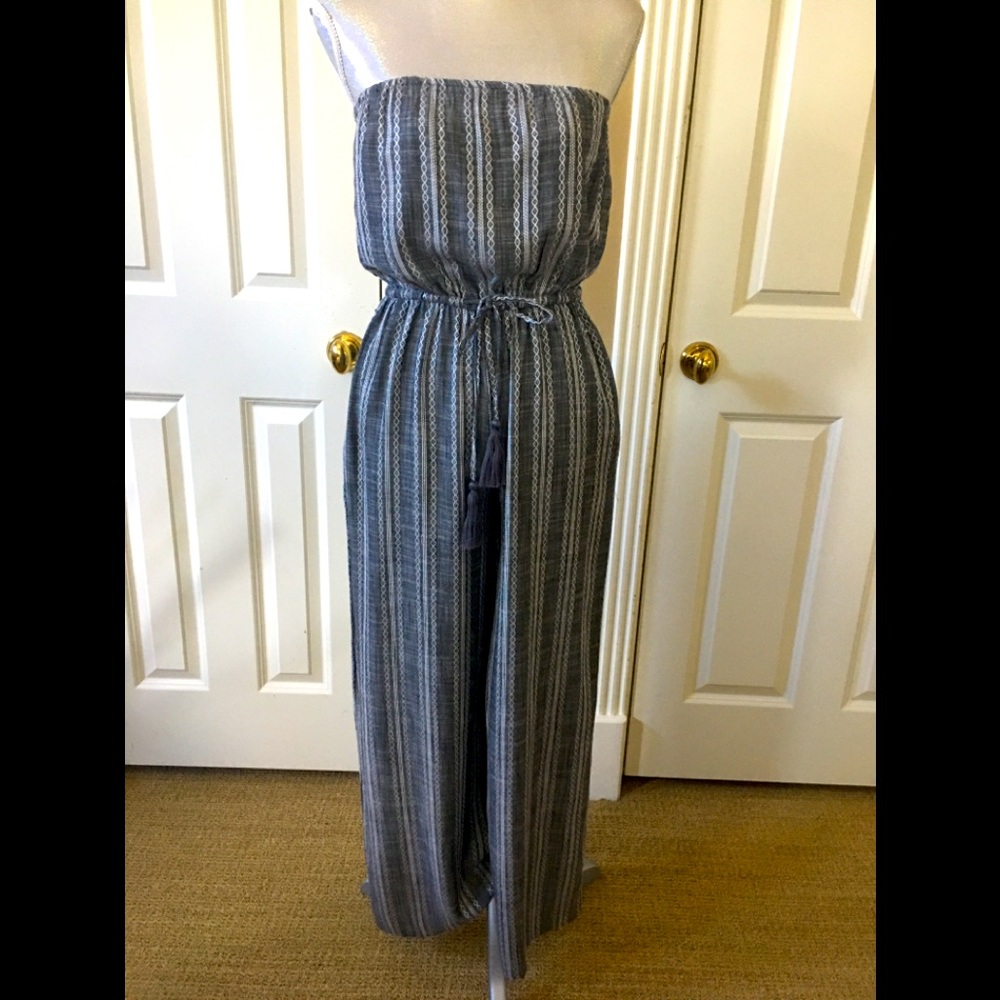 Elan Wide Leg Tube Jumpsuit